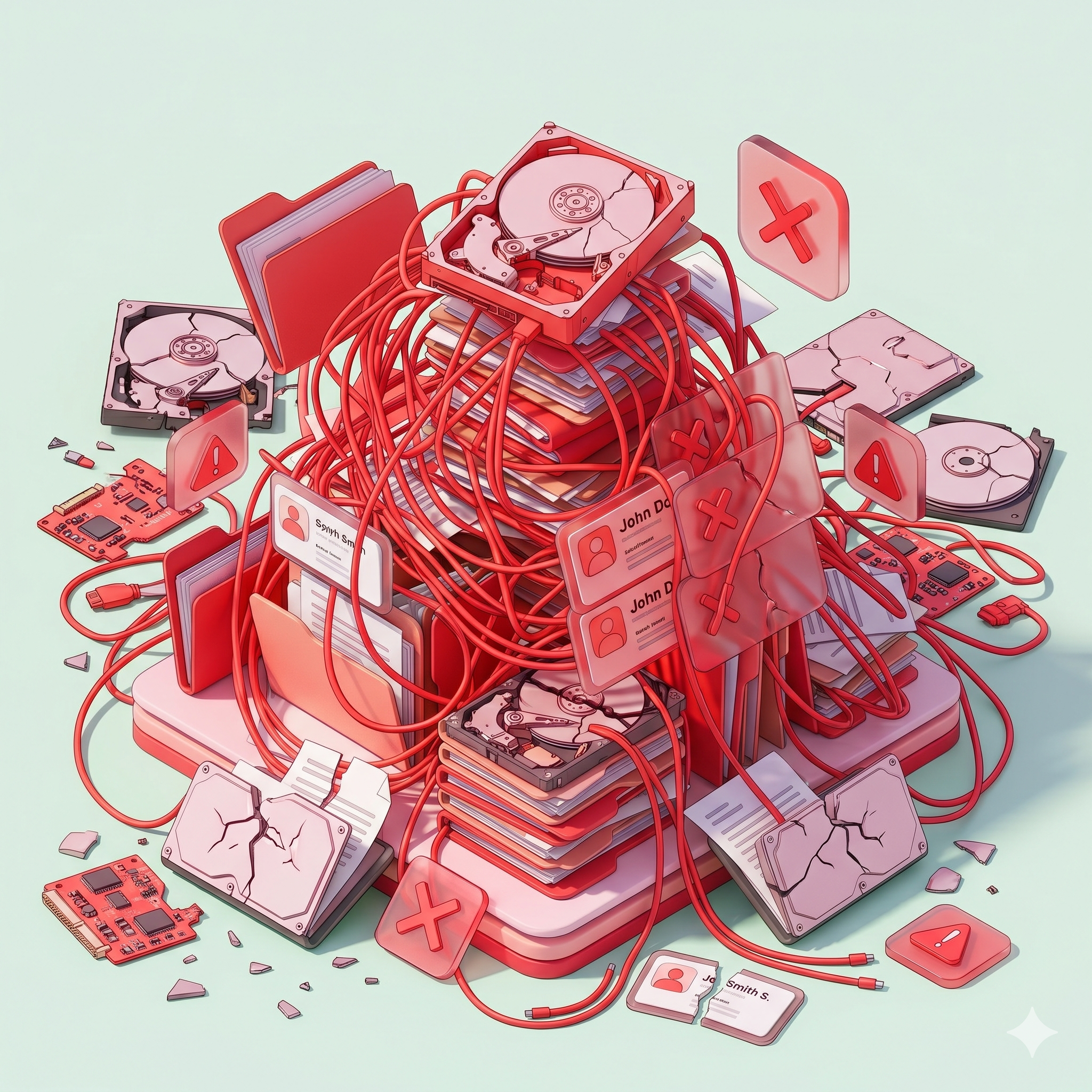 Before Merge Nexa Messy Data